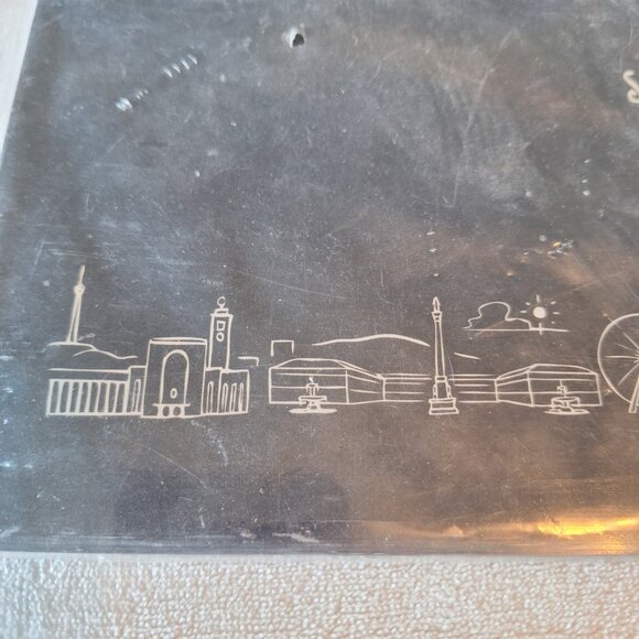 Stuttgart‎ German Breakfast Board City Skyline Heat Resistant Made In Germany - Picture 3 of 9